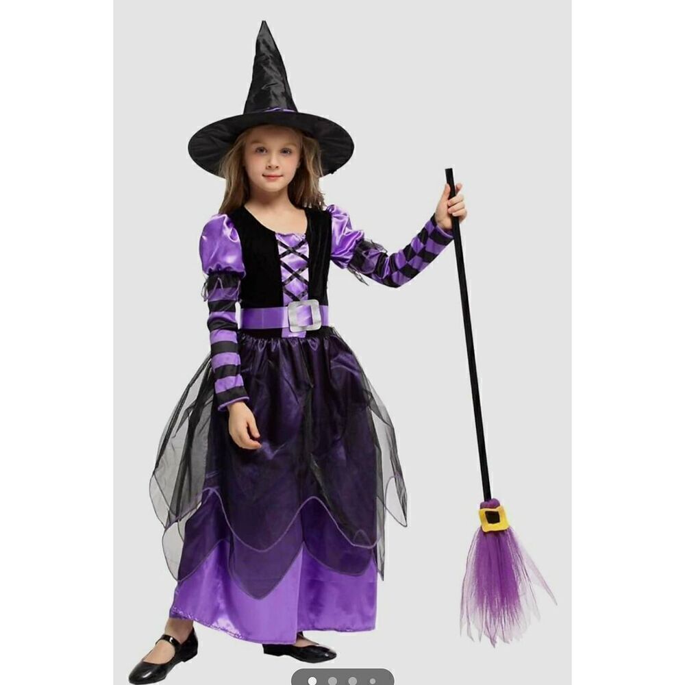 NEW HALLOWEEN KIDS WITCHES NIGHT COSTUME